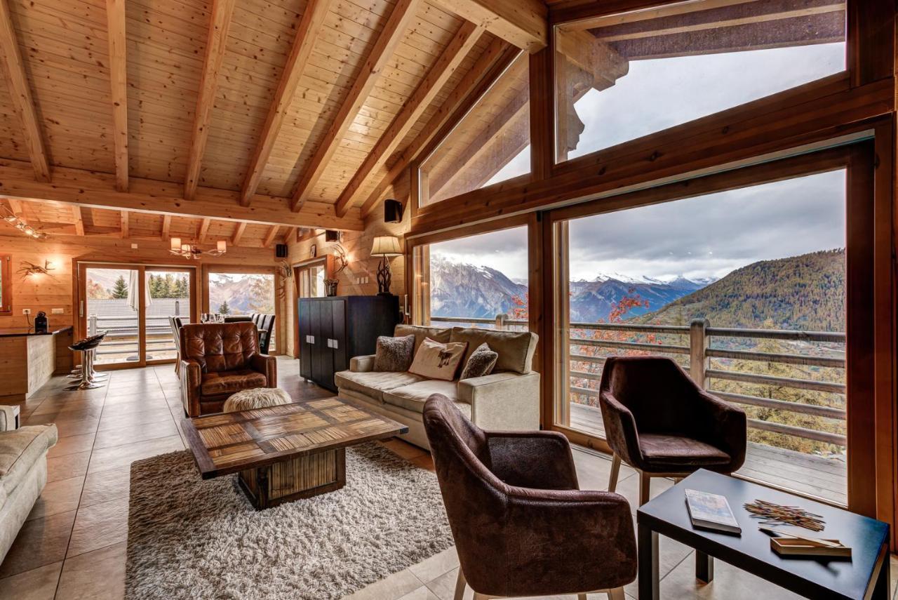 Chalet Le Cerf La Tzoumaz Luaran gambar