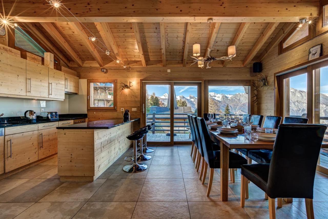 Chalet Le Cerf La Tzoumaz Luaran gambar