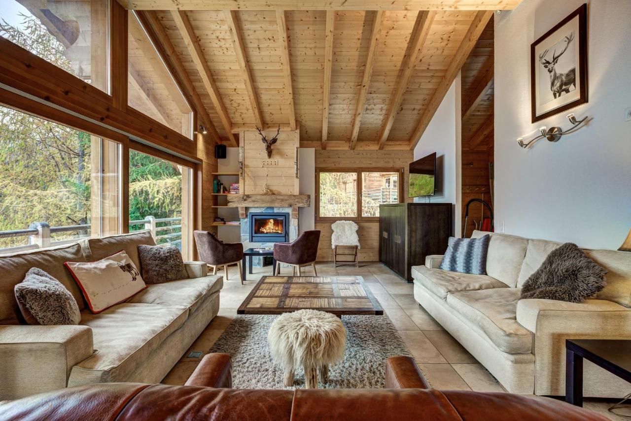 Chalet Le Cerf La Tzoumaz Luaran gambar