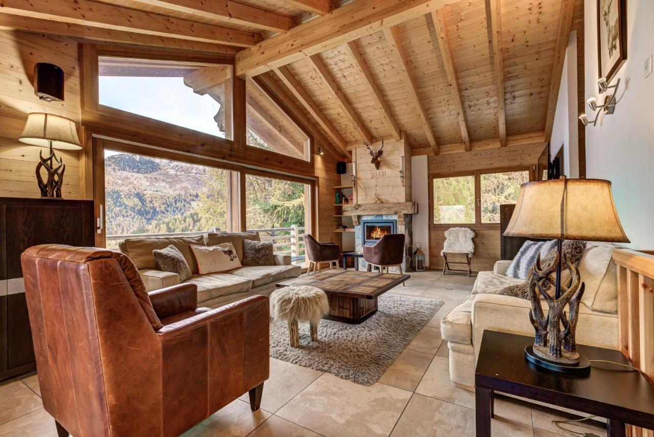 Chalet Le Cerf La Tzoumaz Luaran gambar